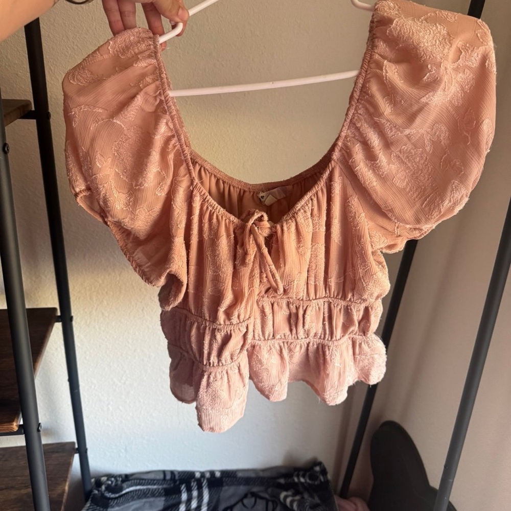 boot barn, ruffled blouse, baby doll women top